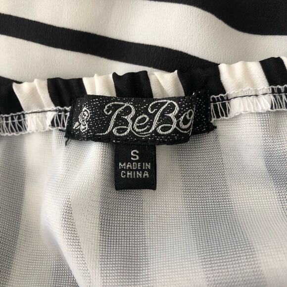 BeBop black and white striped dress - Picture 6 of 7